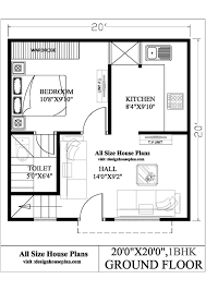 2bhk House Plan 20x20 House Plans