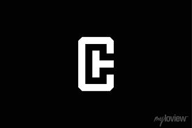 Ct Logo Letter Design On Luxury