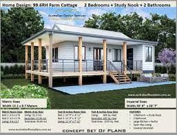 2 Bed 2 Bath House Plans