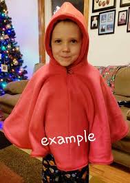 Toddler Cape Poncho For Car Seat Boy