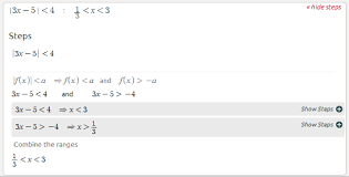 Absolute Value Inequalities Calculator