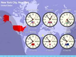 Sharp World Clock Desktop Time Zone