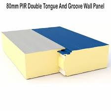 Color Coated 100mm Pir Double Tongue