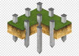 Cartoon Grass Reinforced Concrete