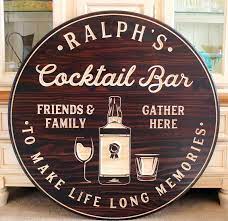 Custom Signs Bar Signs Personalized
