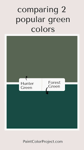 Forest Green Vs Hunter Green What Is