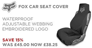 Feature Fox Car Seat Cover