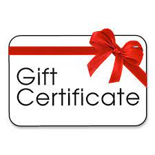 Gift Certificate Country Gardens Farm