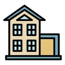 Small Two Y House Icon Color