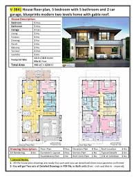 V 384 House Floor Plans 5 Bedroom