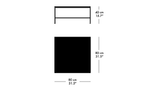 Paul Mccobb Planner Square Coffee Table