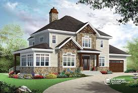 4 Bedroom Traditional House Plan With