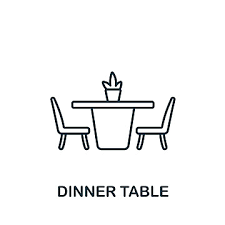 Dinner Table Icon Png Images Vectors