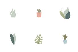 Tropical Plant Icon Pack