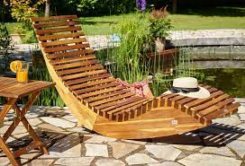 Casaria Sun Lounger Wooden Ergonomic