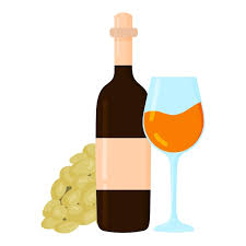 Wine Isolated On White Background Icon