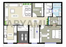 1bhk Residential House Plan Vastu