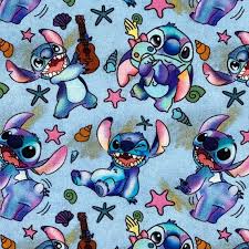 18 X 10 Disney Stitch Fabric 100