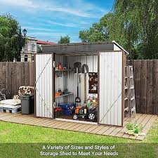 Vonzoy 6x4 Ft Outdoor Storage Shed With