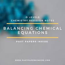 Balancing Chemical Equations Past