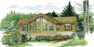 Lake House Plan 3 Bedrms 2 Baths