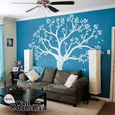 White Tree Wall Decal For Family Room