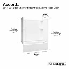 Sterling 71240128 0 White Accord 60 X