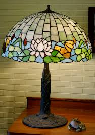 Chicago Mosaic Leaded Glass Lamp J