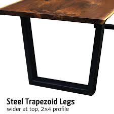 Table Legs And Bases For Hardwood Slab