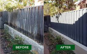 Timber Fence Painting Fence Makeovers