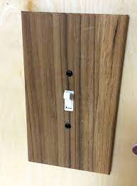 Hardwood Switch Plates