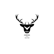 Hunting Caribou Logo Vector Animal