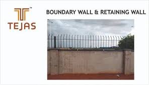 Boundary Wall And Retaining Wall