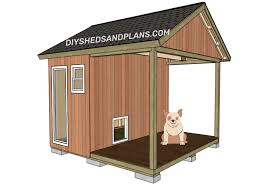 Dog House Plans With Porch Large