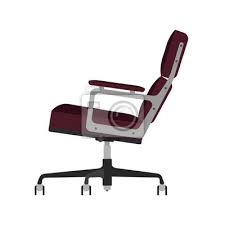 Office Chair Side View Vector Icon