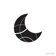 Abstract Moon Logo Icon Vector Design