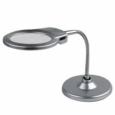 Silver Magnifying Glass With Stand