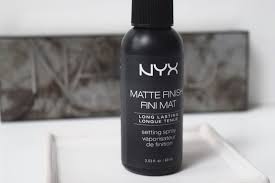 nyx matte finishing setting spray