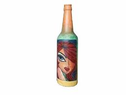 Glass Bottle Painting Services At Rs