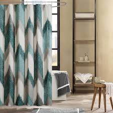 Aqua Shower Curtains The Home Depot