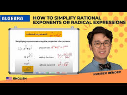 How To Simplify Rational Exponents Or