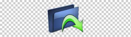 Aqueous Folder Drop Green Icon Png