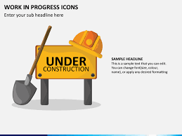 Work In Progress Icons Powerpoint Template