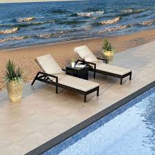 Commercial Patio Chaise Lounges