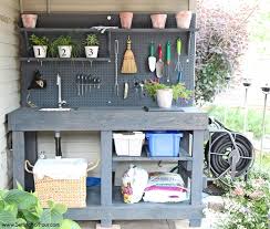 Make It Diy Potting Bench With Sink