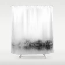 Reflective Lake Shower Curtain By