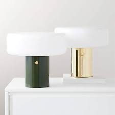 High Gloss Olive Green Iron Table Lamp