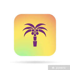 Sticker Palm Tree Icon Pixers Uk