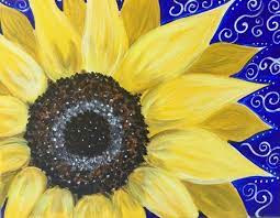 How To Paint A Sunflower Step By Step