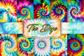 Watercolor Tie Dye Background Graphic